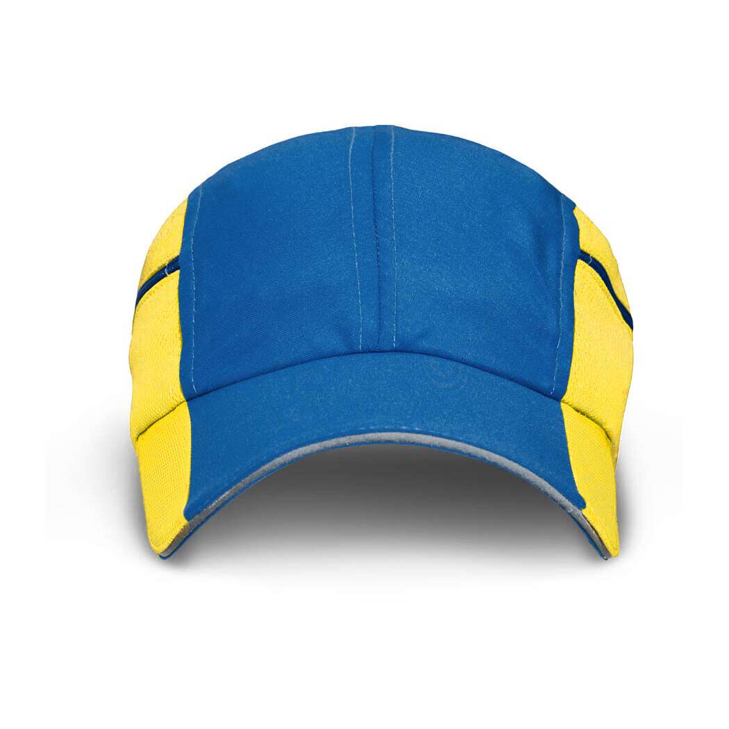 Blue and yellow baseball cap deals