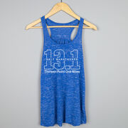 Running Flowy Racerback Tank Top - Half Marathoner 13.1 Miles