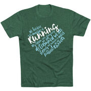 Running Short Sleeve Tee - Live Love Run Heart