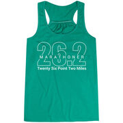 Flowy Racerback Tank Top - Marathoner 26.2 Miles