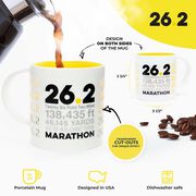 Soleil Home&trade; Running Porcelain Mug - 26.2 Math Miles