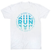 Running Short Sleeve T-Shirt - Eat Sleep Run Repeat