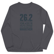 Men's Running Long Sleeve Performance Tee - 26.2 Math Miles