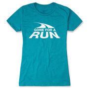 Women's Everyday Runners Tee - Gone For a Run&reg; White Logo