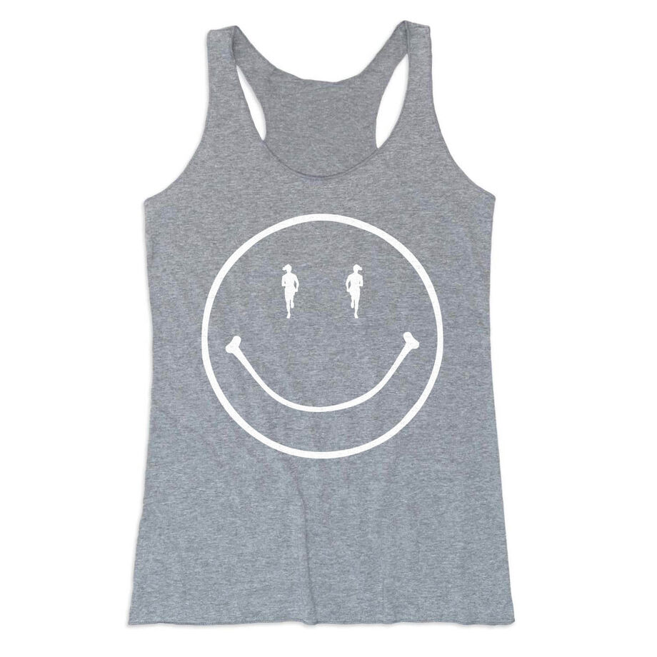 Women's Everyday Tank Top - Runner Girl Smiley Face