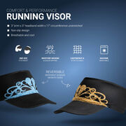 Running Comfort Performance Visor - Tiara