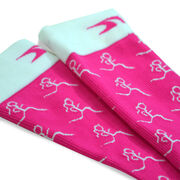 Run Girl Run Compression Knee Socks
