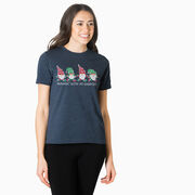 Running Short Sleeve T-Shirt - Runnin' With My Gnomies&reg; - Christmas