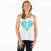 Flowy Racerback Tank Top - Love The Run