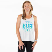 Flowy Racerback Tank Top - Eat Sleep Run Repeat