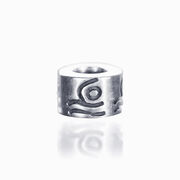 Sterling Silver Swimmer Large Hole Bead