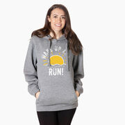 Statement Fleece Hoodie -  Wake Up And Run