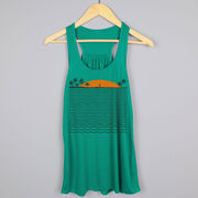 Running Flowy Racerback Tank Top - Chasing Sunsets