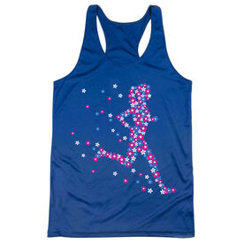 Women's Racerback Performance Tank Top - Summer Runner Girl