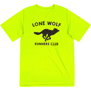 Men's Running Short Sleeve Tech Tee - Run Club Lone Wolf