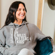 Statement Fleece Hoodie -  Then I Teach The Kids