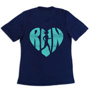 Women's Short Sleeve Tech Tee - Love The Run