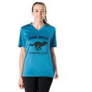 Women's Short Sleeve Tech Tee - Run Club Lone Wolf