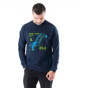 Running Raglan Crew Neck Pullover - New York City Route