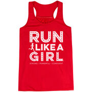 Flowy Racerback Tank Top - Run Like A Girl® Road