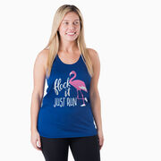 Women's Racerback Performance Tank Top - Flock It Just Run