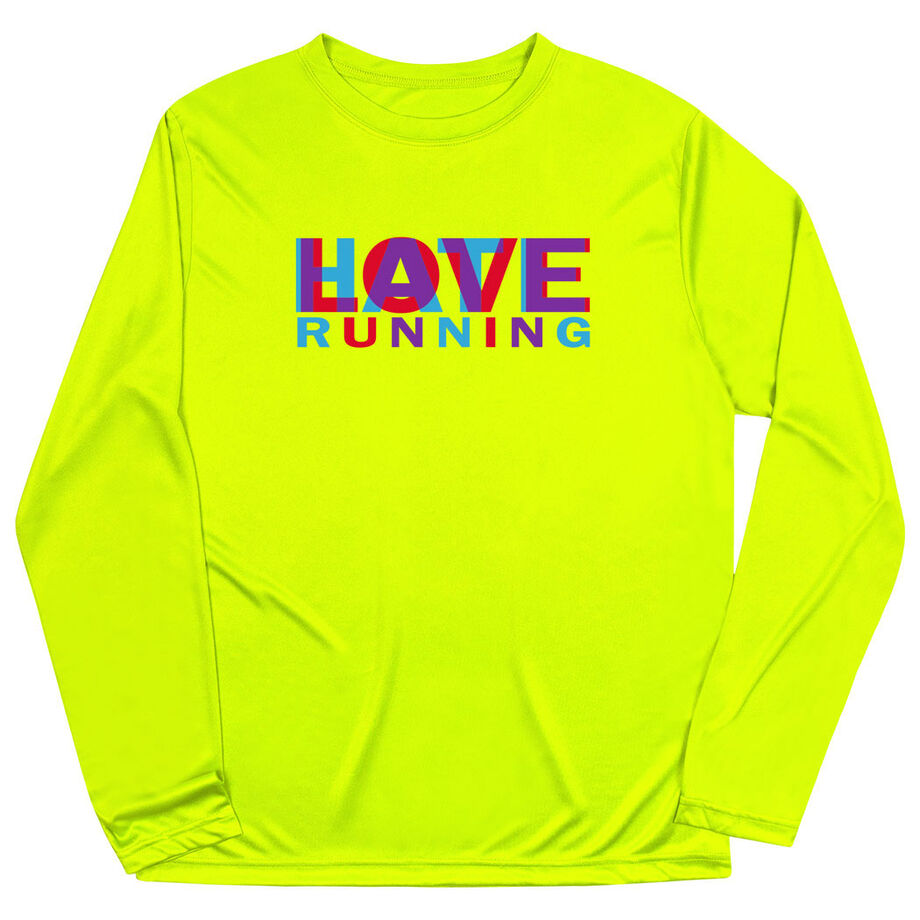 Men's Running Long Sleeve Performance Tee - Love Hate Running