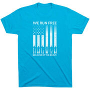 Running Short Sleeve T-Shirt - Because of the Brave