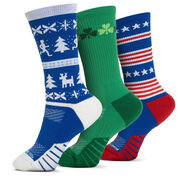Socrates® Mid-Calf Performance Sock Set - Holiday Collection