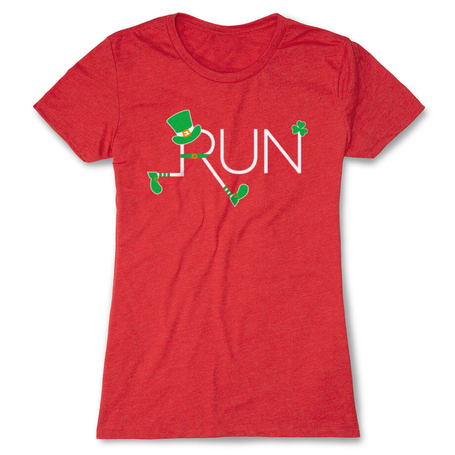 Running Women's Everyday Tee - Let's Run Lucky