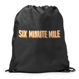 Running Drawstring Backpack - Six Minute Mile