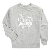 Running Raglan Crew Neck Pullover - This Mom Runs to Burn Off the Crazy