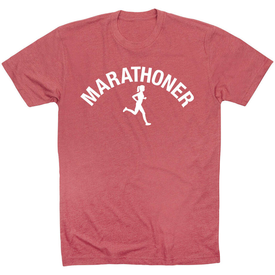 Running Short Sleeve T-Shirt - Marathoner Girl