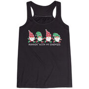 Flowy Racerback Tank Top - Runnin' With My Gnomies&reg; - Christmas