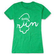 Women's Everyday Runners Tee - Santa Run Face