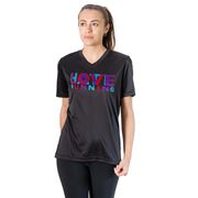 Women's Short Sleeve Tech Tee - Love Hate Running