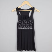 Flowy Racerback Tank Top - Marathoner 26.2 Miles