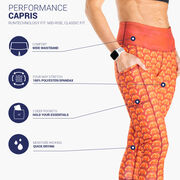 Running Performance Capris - Run Now Gobble Later