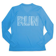 Women's Long Sleeve Tech Tee - Run With Inspiration