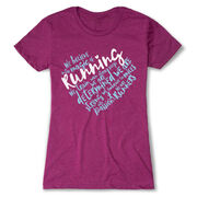 Women's Everyday Runners Tee - Live Love Run Heart