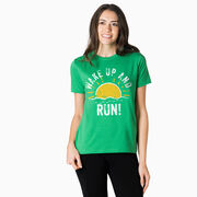 Running Short Sleeve T-Shirt - Wake Up And Run