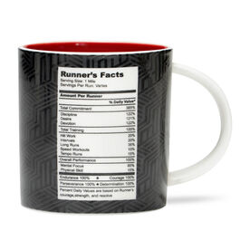 Soleil Home&trade; Running Porcelain Mug - Runners Facts