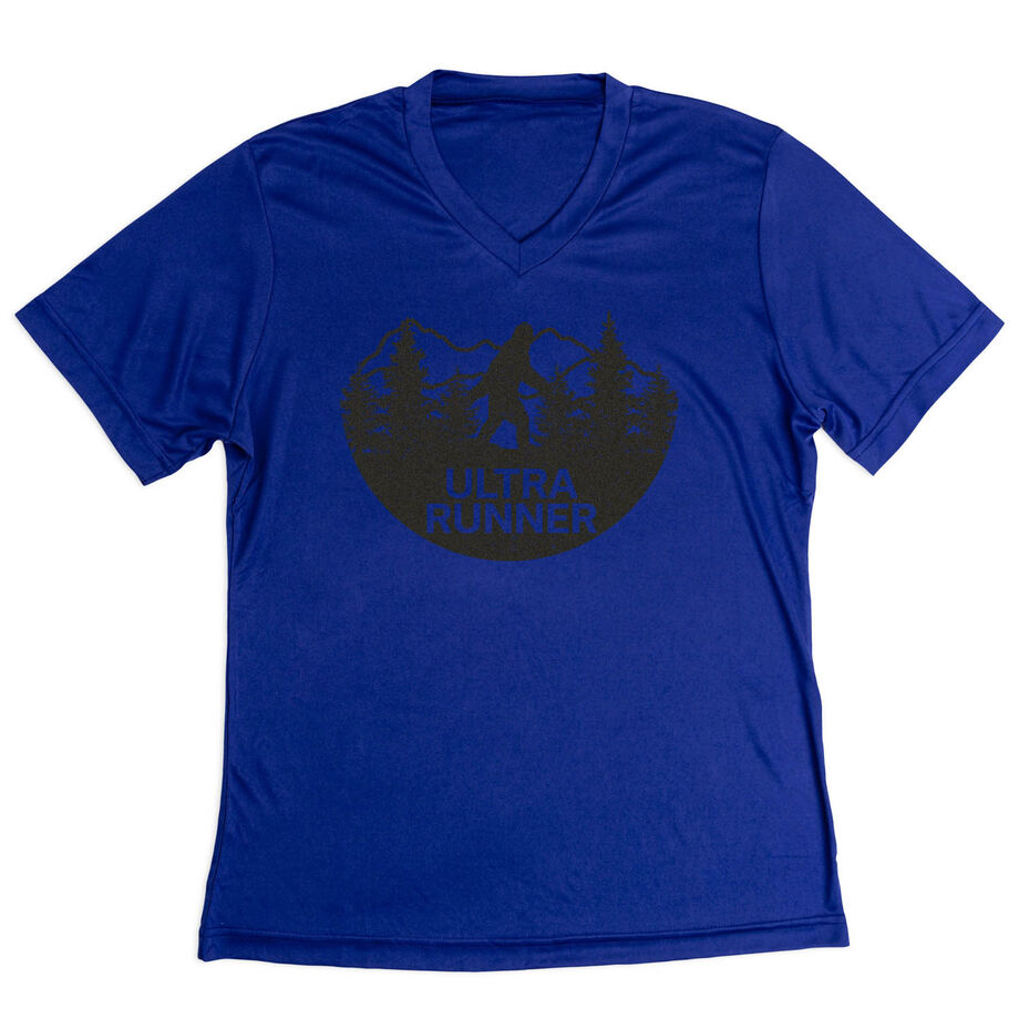 Women's Short Sleeve Tech Tee - Ultra Runner Bigfoot
