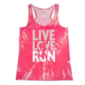 RunTechnology® Performance Tank Top - Live Love Run Silhouette