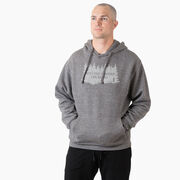 Statement Fleece Hoodie - Into the Forest I Must Go Running