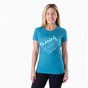 Women's Everyday Runners Tee - Live Love Run Heart