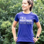 Women's Everyday Runners Tee - I'm A Nightmare Before A Run&reg; Bold