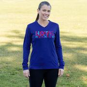 Women's Long Sleeve Tech Tee - Love Hate Running