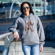 Statement Fleece Hoodie - Trail Running Champ