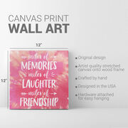 Running Canvas Wall Art - Miles of Friendship