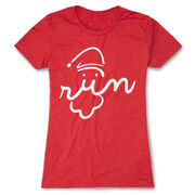 Women's Everyday Runners Tee - Santa Run Face